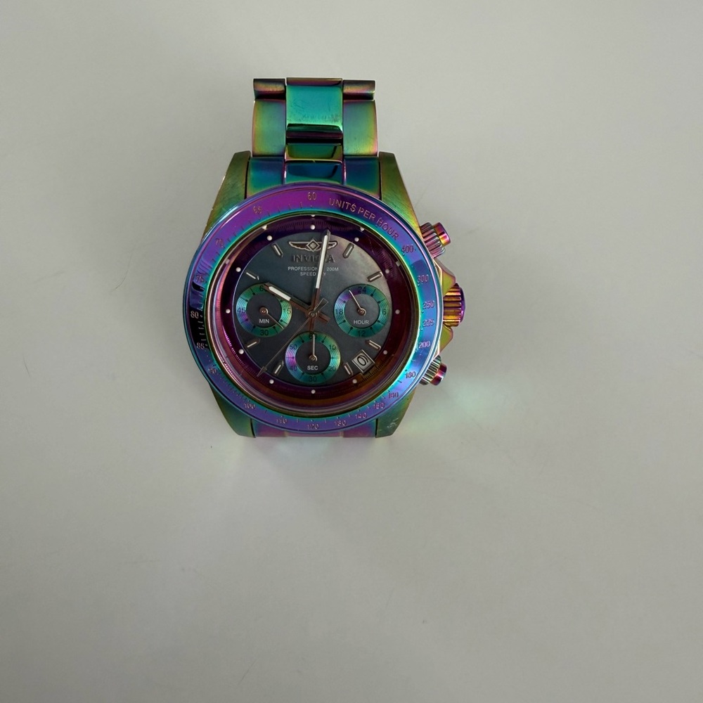 Multicolor Stainless Steel Watch